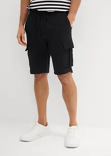 Bermuda van luchtige mousseline, regular fit, bonprix