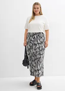 Jersey rok van katoen met stretch, bonprix