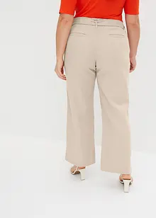 7/8 broek met comfortband van puur katoen, bonprix