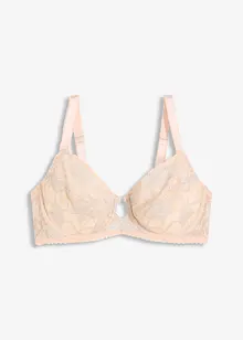 Minimizer bh met beugel en 2-kleurig lurex kant, bonprix