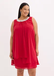 Chiffon Jurk met applicatie, bonprix