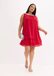 Chiffon Jurk met applicatie, bonprix