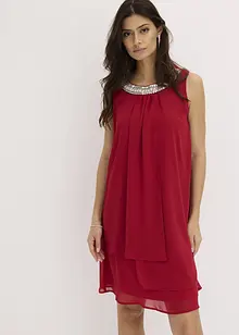 Chiffon Jurk met applicatie, bonprix
