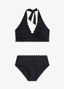 Halter bikini met gerecycled polyamide (2-dlg. set), bonprix