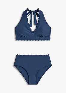 Halter bikini met gerecycled polyamide (2-dlg. set), bonprix