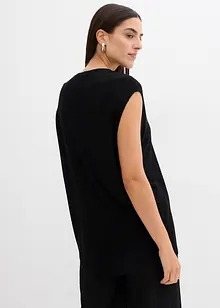 Ballonvormige gebreide top van fijne viscose, bonprix