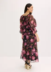 Maxi jurk van chiffon, bonprix