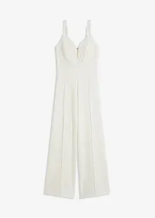 Jumpsuit met kant en spaghettibandjes, bonprix