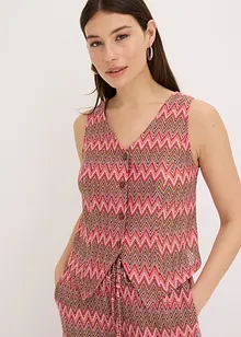 Gilet met gehaakte look, bonprix