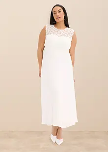 Maxi galajurk met kant, bonprix