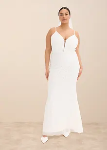 Trouwjurk met paillettenborduursel, bonprix