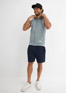 Sweat bermuda in een verwassen look, bonprix
