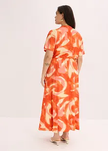 Maxi jurk met batikprint in een zachte viscosemix, bonprix