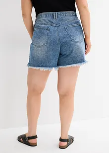 Jeans short high waist, low stretch, bonprix