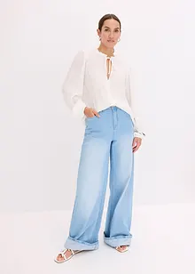 Blouse met gemetalliseerde strepen, bonprix