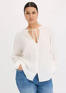 Blouse met gemetalliseerde strepen, bonprix