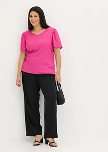 Shirt van gestructureerde crêpe, bonprix