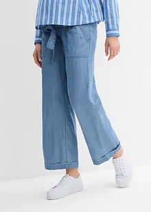 2-in-1 lichte zwangerschapsjeans met buikband halverwege de taille, bonprix