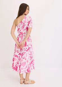 One shoulder jurk van gestructureerde viscose, bonprix