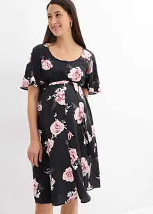 Zwangerschapsjurk/voedingsjurk van geweven viscose, bonprix