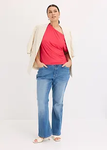 Shirt met asymmetrische halslijn, bonprix