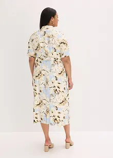 Overhemdjurk van viscose met een ceintuur (2-dlg. set), bonprix