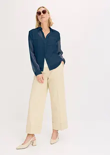 Transparante blouse met structuur, bonprix