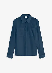 Transparante blouse met structuur, bonprix