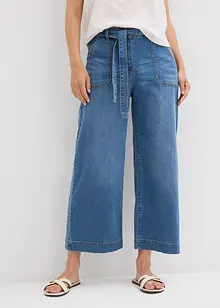 Wijde jeans, high waist, cropped, bonprix