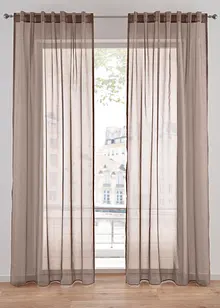 Transparant, effen gordijn (1 stuk), bonprix