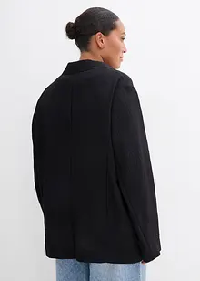Blazer van een gestructureerde crinkle-viscosemix, bonprix