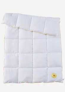 Licht dekbed met donzen touch en geborduurde bloem, bonprix