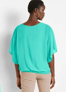 Chiffon blouse met ondershirt, bonprix