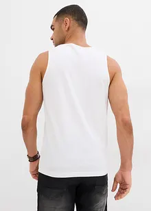 Tanktop van puur katoen (set van 3), bonprix