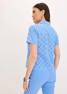 Blouse met broderie anglaise, bonprix