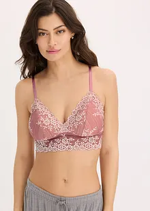 Bralette met gerecycled materiaal, zonder beugels, bonprix