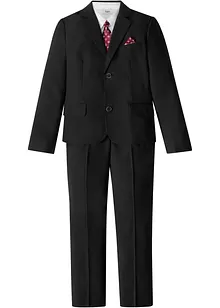 4-delig pak: colbert, broek, overhemd, stropdas, bonprix