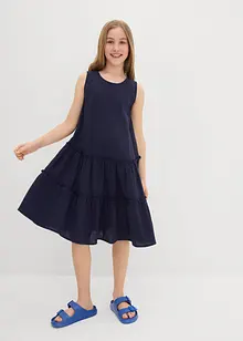 Meisjes midi jurk van mousseline, bonprix