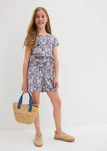 Korte jumpsuit van vloeiende viscose, bonprix