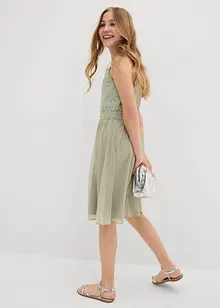 Chiffonjurk met pailletten, bonprix