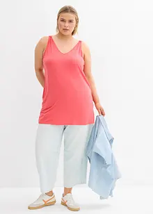 Longtop van viscose-linnen-mix, bonprix