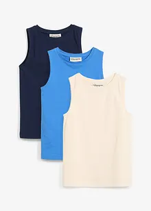 Top van puur biologisch katoen ( set van 3), bonprix