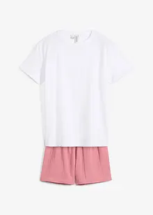 Shortama (2-dlg. set) van mousseline, bonprix