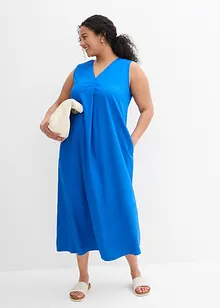 Jurk met spaghettibandjes van soepele viscose, bonprix