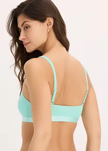 Bralette met biologisch katoen (set van 2), bonprix