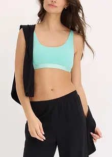 Bralette met biologisch katoen (set van 2), bonprix