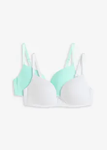 Push up bh zonder beugels met katoen (set van 2), bonprix