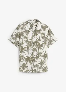 Overhemd met reverskraag en korte mouwen, slim fit, bonprix