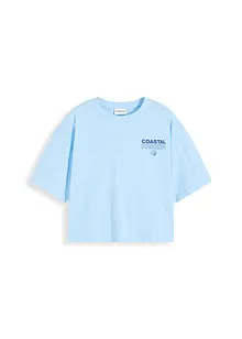 Oversized T-shirt van biologisch katoen, bonprix