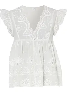 Blouse met kant, bonprix
